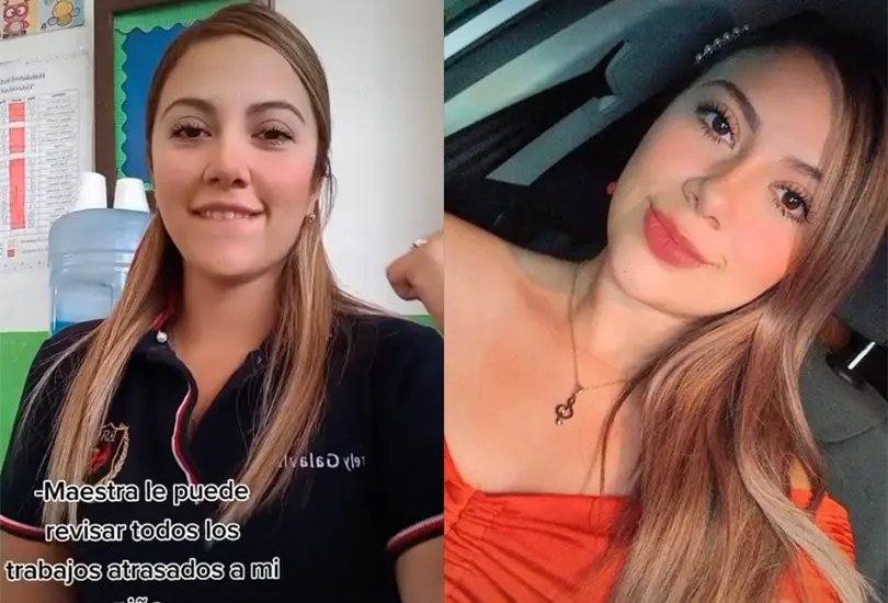 La joven maestra se ha vuelto viral por compartir algunas vivencias como docente de primaria. 