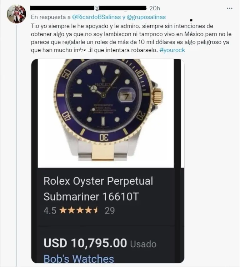 Critican a Salinas Pliego por regalo a su empleado (Twitter)