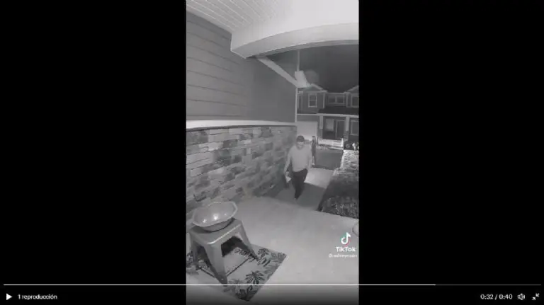 La niña volvió y tomó toda la canasta de dulces - Tomada de video