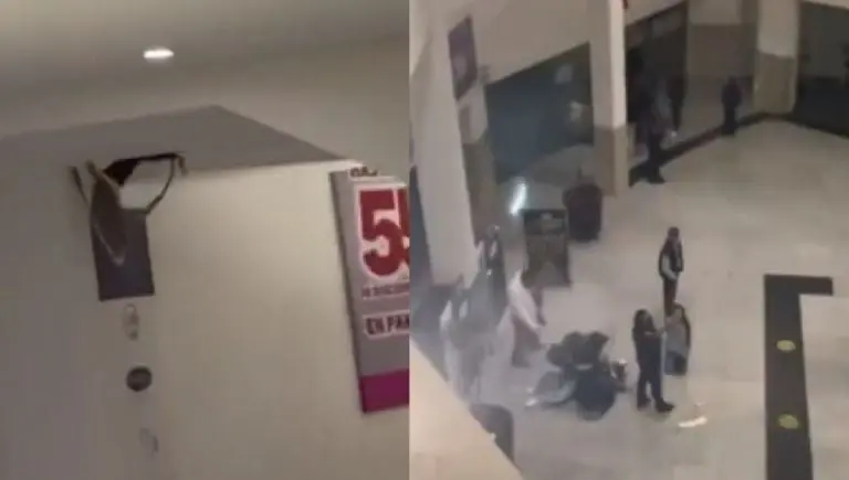 La joven fue trasladada al hospital. Foto: captura de pantalla.