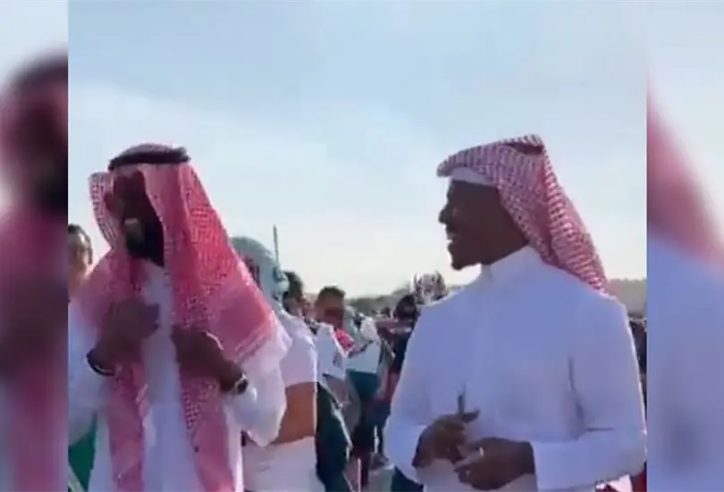 Los árabes acapararon las miradas por su baile en Qatar. Los árabes acapararon las miradas por su baile en Qatar.