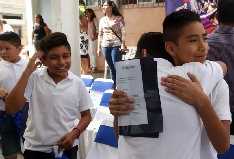 Los alumnos est&aacute;n por salir de vacaciones. 