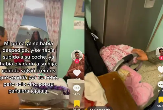 La joven olvidó a su bebé y su pañalera, sin embargo, sólo volvió por los pañales pues nunca se percató de la ausencia de su hija La joven olvidó a su bebé y su pañalera, sin embargo, sólo volvió por los pañales pues nunca se percató de la ausencia de su hija