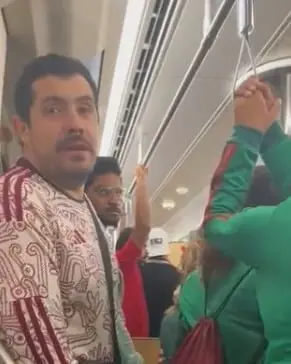 El video fue grabado luego del empate entre México y Polonia