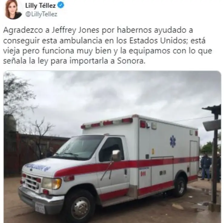 A finales de 2021, debido a la presión de redes sociales, la legisladora finalmente cumplió su promesa de campaña de donar una ambulancia para el municipio de Ures, Sonora. Sin embargo, el vehículo era usado y no contaba con legalización, pues tenía placas de California. Por esto, fue llamada en redes “Lady Chatarra”.