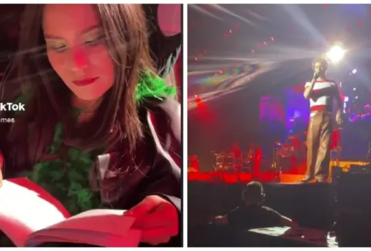 Joven se pone a leer en concierto de Harry Styles