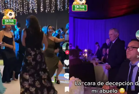 La joven bailaba La Gasolina de Daddy Yankee mientra su abuelo la miraba con gesto de desaprobación 