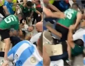 Los aficionados tuvieron problemas al final del partido Créditos: Captura de pantalla 