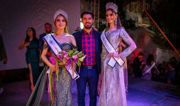 La modelo fue reconocida al final de la pasarela. Foto: Facebook (Gobierno de Sahuayo).