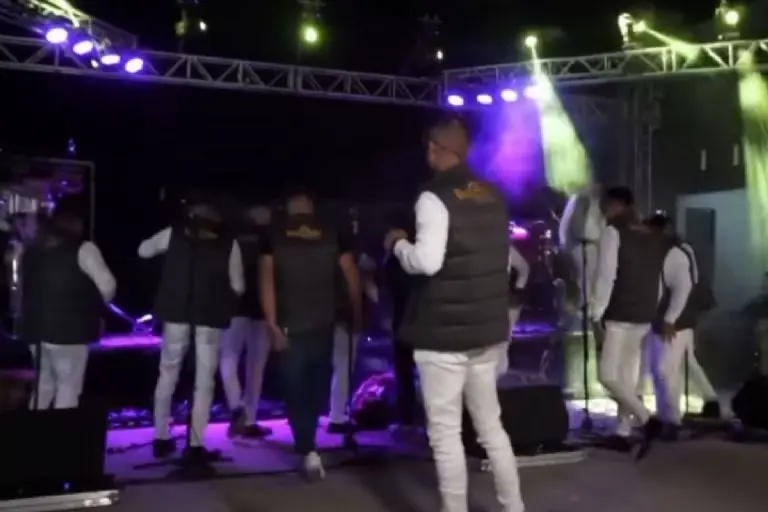Banda sufre accidente - Tomada de video