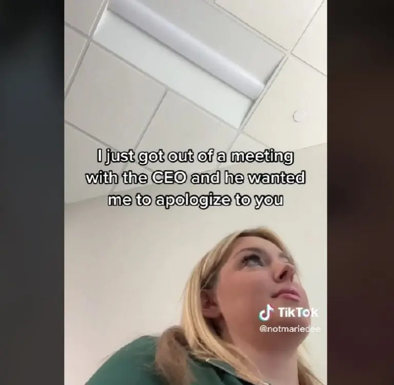 Regresan a empleada a su casa por su outfit (TikTok)