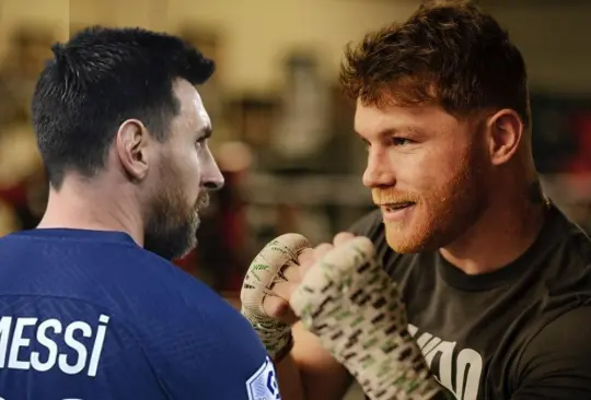 Crean página para saber distancia entre Messi y Canelo. 