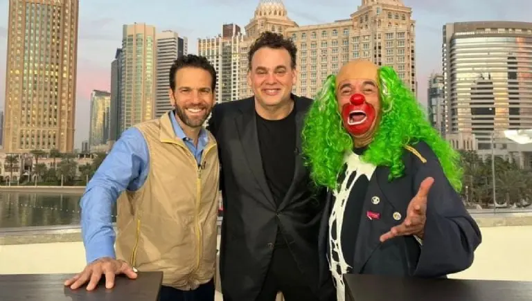 David Faitelson con Carlos Loret de Mola y Brozo. Foto: Instagram (davidfaitelson_espn).