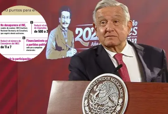 Aquí te explicamos en qué consiste la reforma electoral de AMLO. 