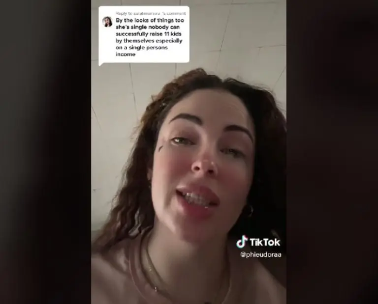 Mujer tiene 11 hijos de padres diferentes (TikTok)