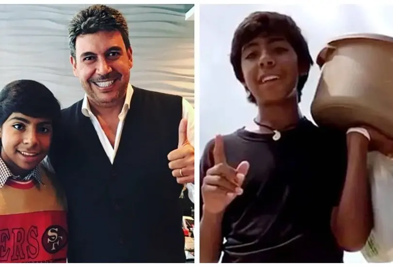 Paco el de las empanadas con El&iacute;as Ayub
