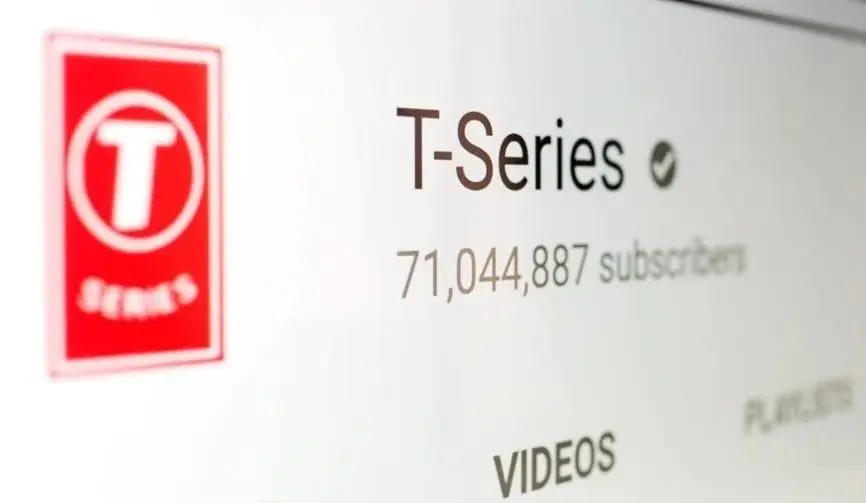 El canal de YouTube de la compañía discográfica y productora cinematográfica de la India ocupa el primer lugar con 230 millones de suscriptores.