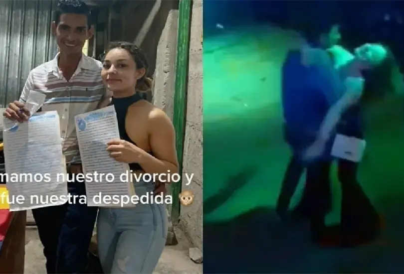 La pareja decidi&oacute; festejar su divorcio con una rom&aacute;ntica velada Cr&eacute;ditos: Captura de pantalla 