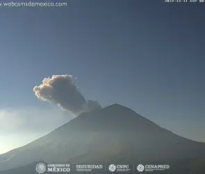 El Popo tuvo actividad intensa las últimas horas: Alerta volcánica amarillo fase 2