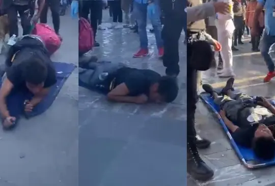 El peregrino se desmay&oacute; a metros antes de llegar a la Bas&iacute;lica de Guadalupe. 