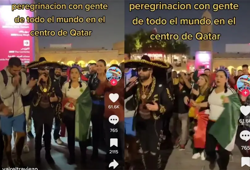 Yairel el Traviezo organiz&oacute; una peregrinaci&oacute;n en Qatar con motivo de la celebraci&oacute;n del 12 de diciembre de la Virgen de Guadalupe