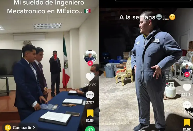 El joven asegur&oacute; que en Canad&aacute; ha llegado a ganar como pollero cuatro veces m&aacute;s de lo que ganaba como ingniero mecatr&oacute;nico en M&eacute;xico