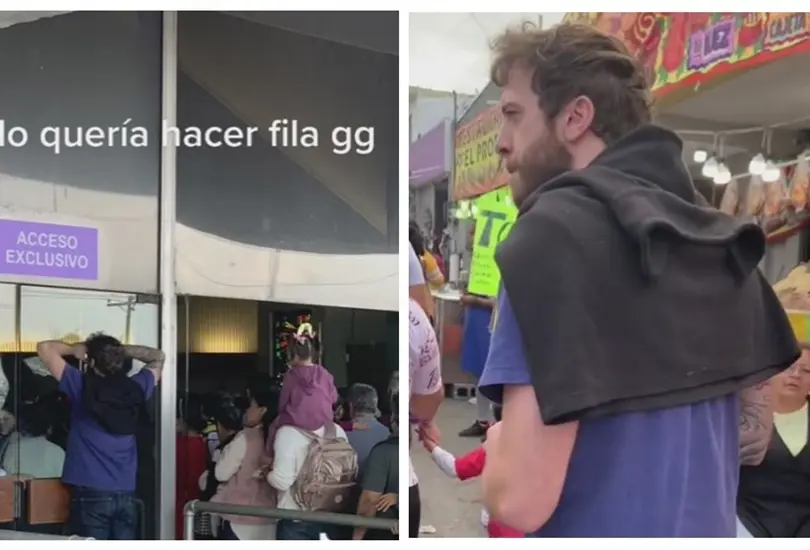 Joven lleva a su novio danés a la basílica Joven lleva a su novio danés a la basílica