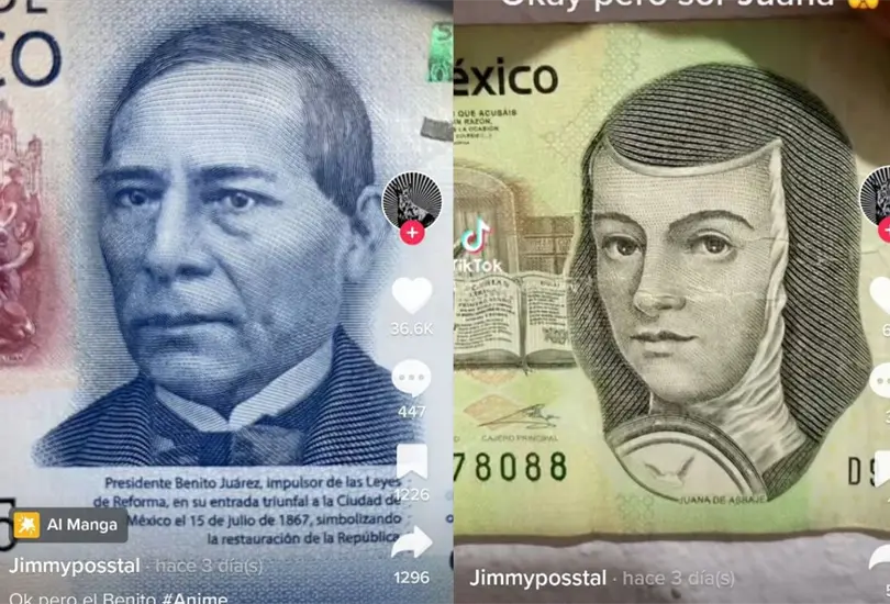 As&iacute; se ver&iacute;an Benito Ju&aacute;rez y Sor Juana si fueran personajes de anime seg&uacute;n la tendencia de TikTok