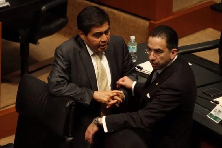 Barbosa y Lozano coincidieron en el Senado. Foto: Cuartoscuro.