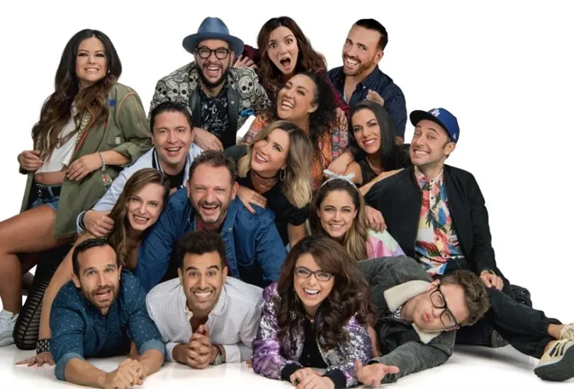 Este programa de concursos comenz&oacute; a transmitirse en 2014. Te mostramos c&oacute;mo luc&iacute;a el elenco de la primera temporada de Me caigo de risa.