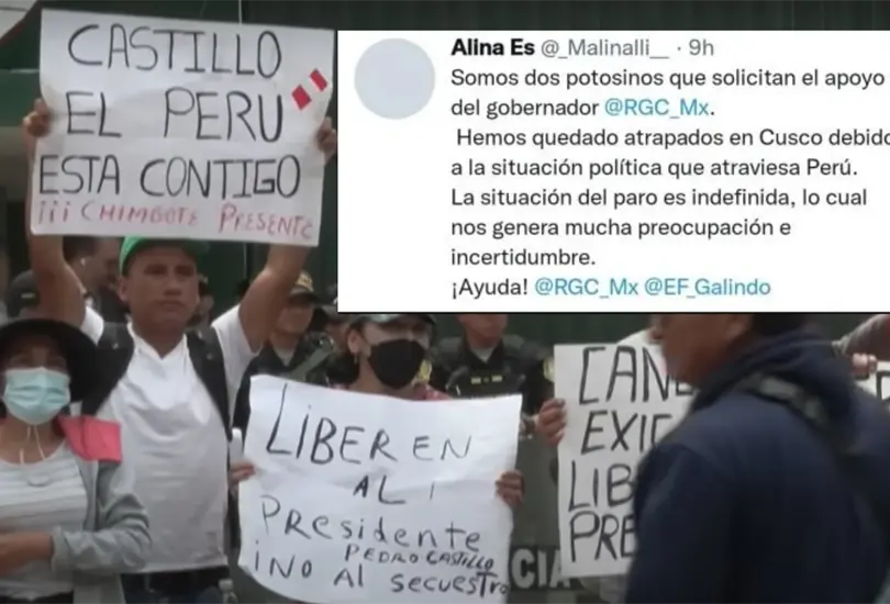 Alina Esparza y su pareja Diego Alejandro Herrera quedaron atrapado en Per&uacute; luego de la crisis pol&iacute;tica que se vive en el pa&iacute;s sudamericano