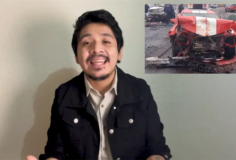 Heisenwolf deber&aacute; pagar una indemnizaci&oacute;n a los afectados para evitar ir a la c&aacute;rcel. El youtuber choc&oacute; su Camaro contra un taxi colectivo en Atlacomulco, Estado de M&eacute;xico.