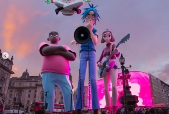 Gorillaz actualmente promociona su nuevo sencillo Skinny Ape Gorillaz actualmente promociona su nuevo sencillo Skinny Ape