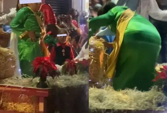 Niño disfrazado de José se vuelve viral por ´perrear´ en desfile navideño Créditos: TikTok/ Captura de pantalla Niño disfrazado de José se vuelve viral por ´perrear´ en desfile navideño Créditos: TikTok/ Captura de pantalla