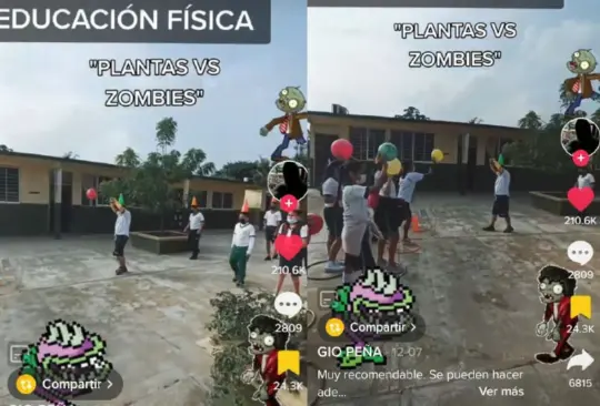 Fue el profesor de educación física , Gio Peña, quien impulsó este nuevo juego en el patio de su escuela Fue el profesor de educación física , Gio Peña, quien impulsó este nuevo juego en el patio de su escuela
