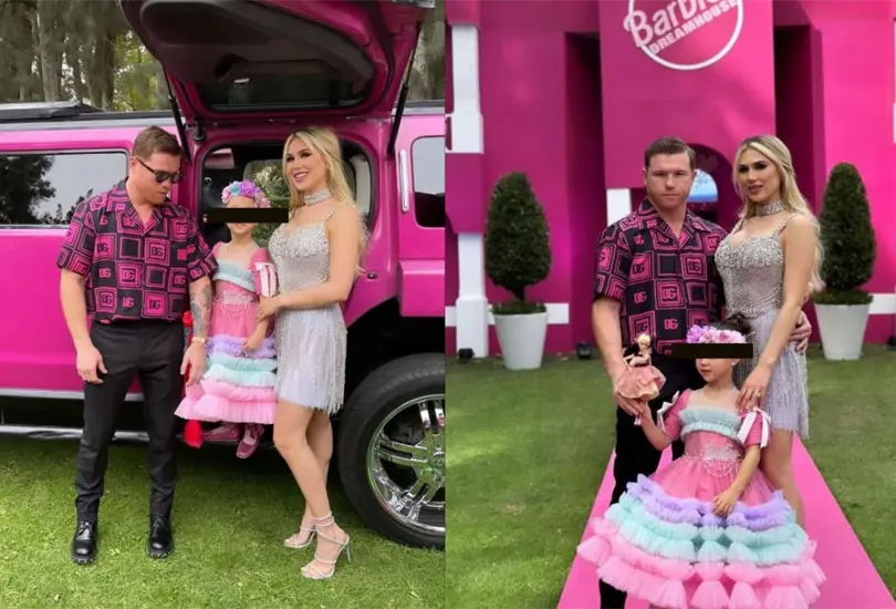 Sa&uacute;l El Canelo &Aacute;lvarez celebr&oacute; el cumplea&ntilde;os n&uacute;mero cinco de su hija Mar&iacute;a Fernanda, al lado de su esposa Fernana G&oacute;mez en una  Barbie s Dream House.