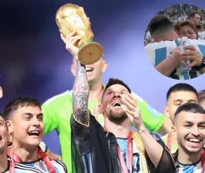 ¿Quién es la mujer que abrazó a Messi tras ganar el Mundial de Qatar 2022?