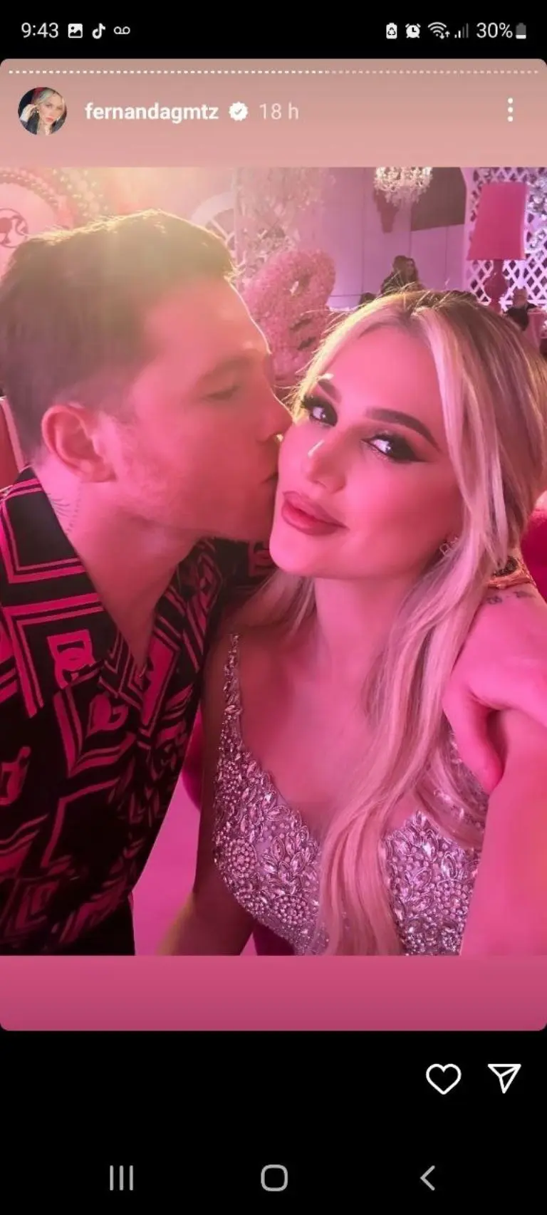 'El Canelo' y su esposa Fernanda Gómez - Instagram @fernadamgtz