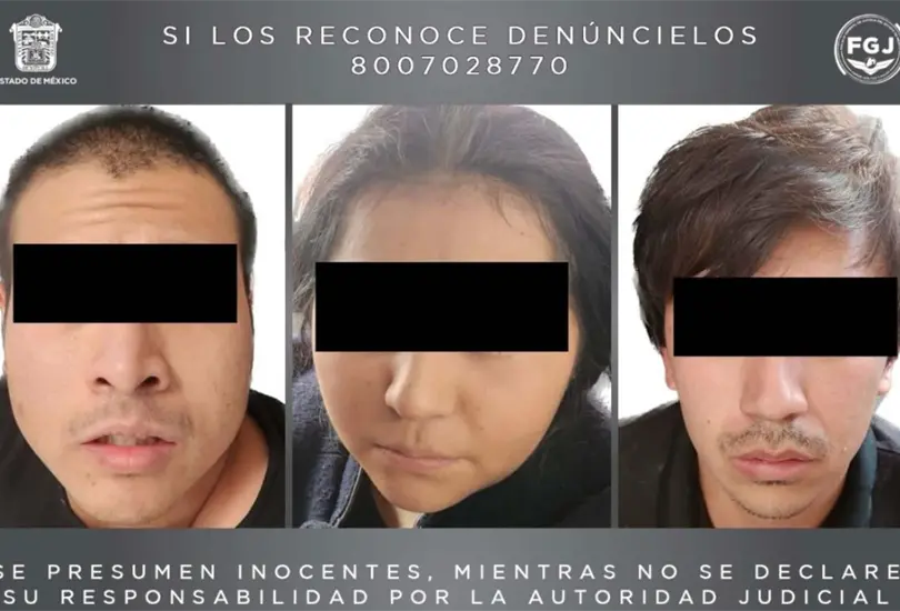 Detienen a tres integrantes de la Familia Michoacana por asesinar y calcinar a hombre en Edomex