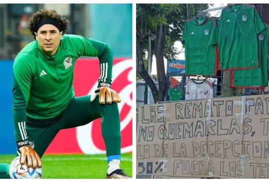 Rematan playeras de la selección mexicana