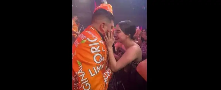 Estuvieron muy juntos en el concierto. Foto: captura de pantalla.