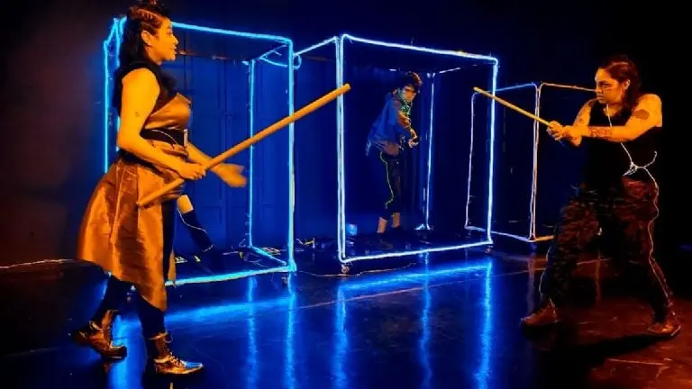 El Laboratorio de Teatro Ménades y Faunos Dionisiacos presenta la obra Humano 2.0. Red Extropía - Cortesía