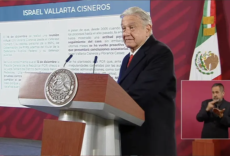 Huele a chicanada, sentenció AMLO sobre el plan de la FGR de investigar de nuevo el caso Israel Vallarta si está demostrado que hubo tortura y lleva 17 años sin sentencia. Huele a chicanada, sentenció AMLO sobre el plan de la FGR de investigar de nuevo el caso Israel Vallarta si está demostrado que hubo tortura y lleva 17 años sin sentencia.