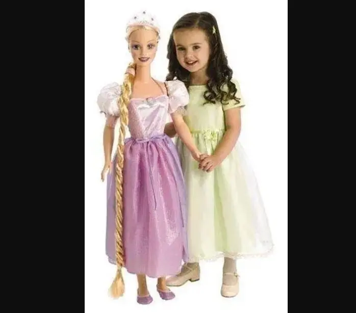 Barbie Rapunzel a tu tama&ntilde;o