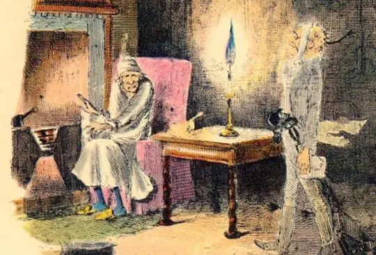 Se trata del personaje de la novela Canción de Navidad del escritor inglés Charles Dickens Se trata del personaje de la novela Canción de Navidad del escritor inglés Charles Dickens
