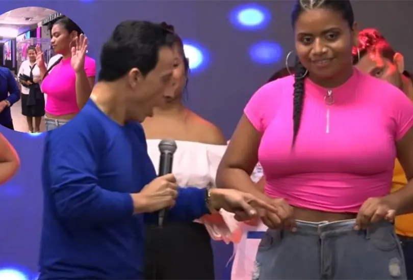 El pastor rezó para que la mujer bajara de peso. El pastor rezó para que la mujer bajara de peso.