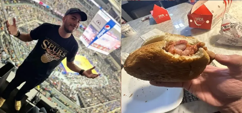El comediante expuso una sucursal al sur de la famosa cadena de comida rápida El comediante expuso una sucursal al sur de la famosa cadena de comida rápida