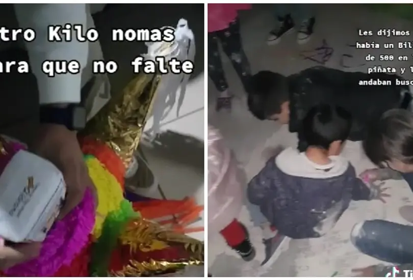 Le echan harina a la pi&ntilde;ata en lugar de dulces