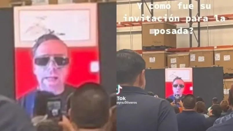 Alfredo Adame hace invitaci&oacute;n a posada de empresa en Coahuila Cr&eacute;ditos: TikTok/ Captura de pantalla 