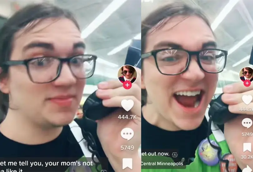 El joven Nickolas Cruise realizó una broma pesada a sus clientes para ahuyentarlos de la tienda para la que trabajaba y así poder cerrar temprano El joven Nickolas Cruise realizó una broma pesada a sus clientes para ahuyentarlos de la tienda para la que trabajaba y así poder cerrar temprano